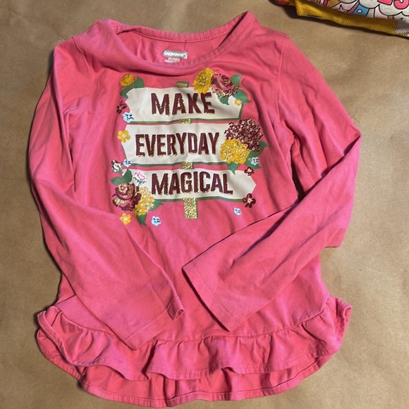 Girls 5t shirt bundle 3 long sleeve shirts - Picture 12 of 13